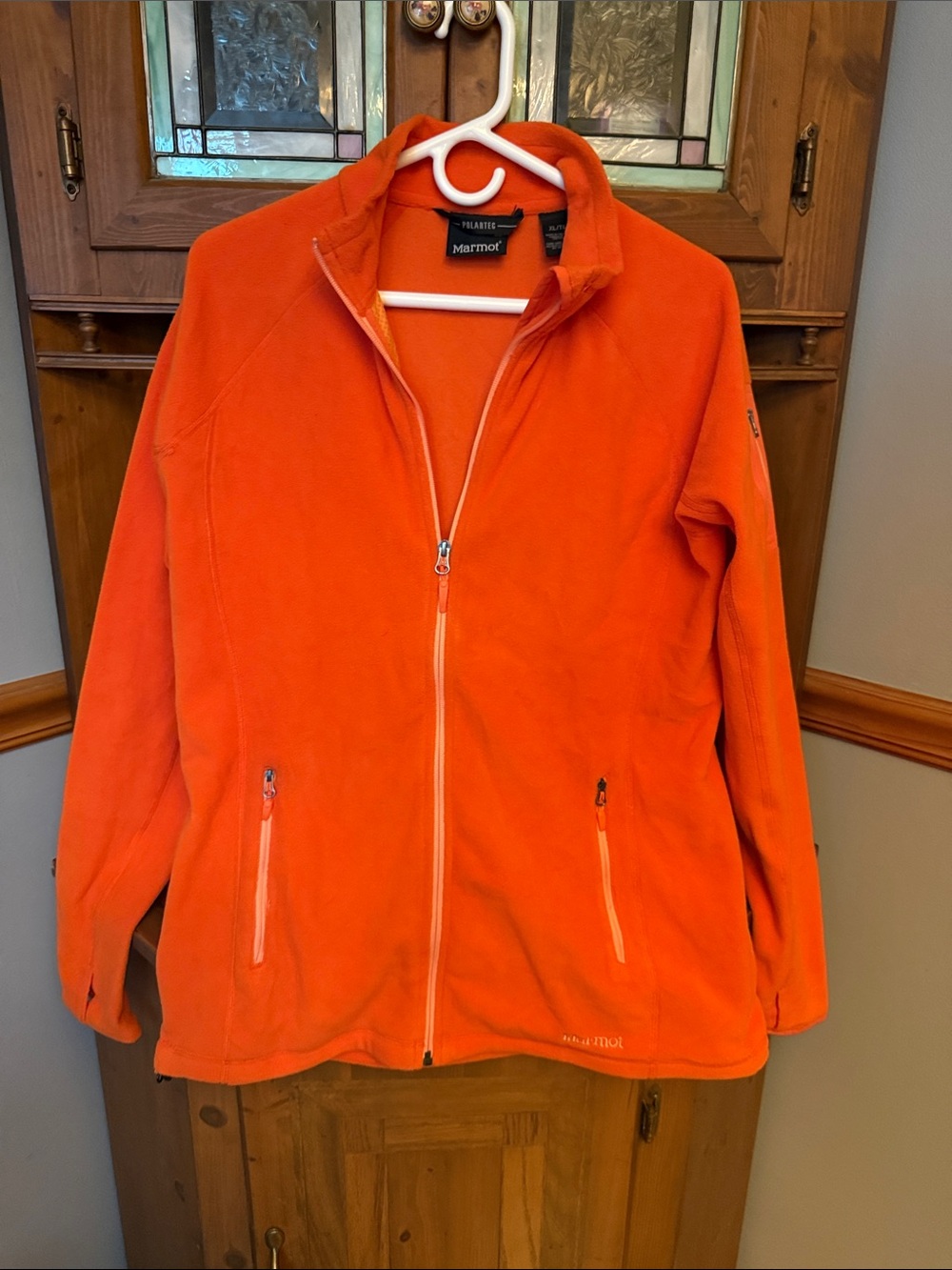 Marmot Flashpoint Polartec Full-Zip Microfleece Jacket Orange Women's XL